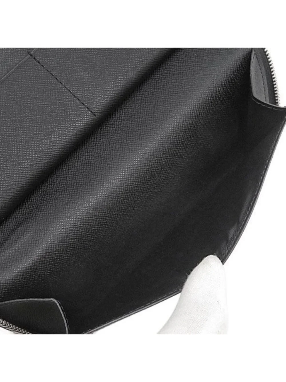 Louis Vuitton Wallet Zippy Vertical Damier Graphite Canvas Silver Zip Around